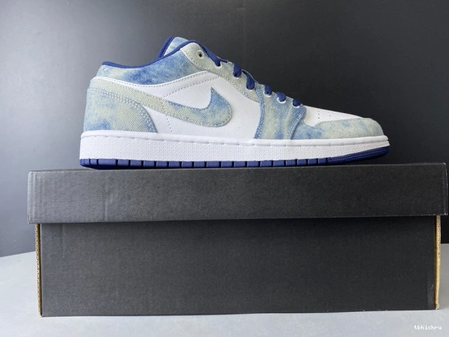 Reps TBK Air Denim Washed CZ8455-100 Jordan 1 Low 0816